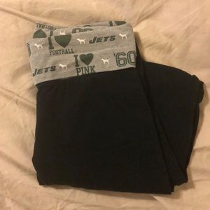 Jets fold over waist yoga pants 💚🏈💚
